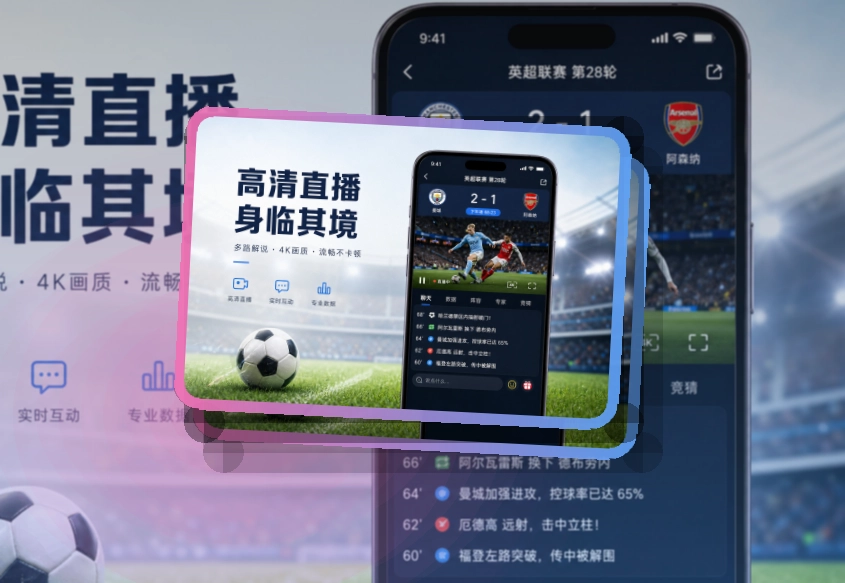 华体会 App看赛优势 页面展示